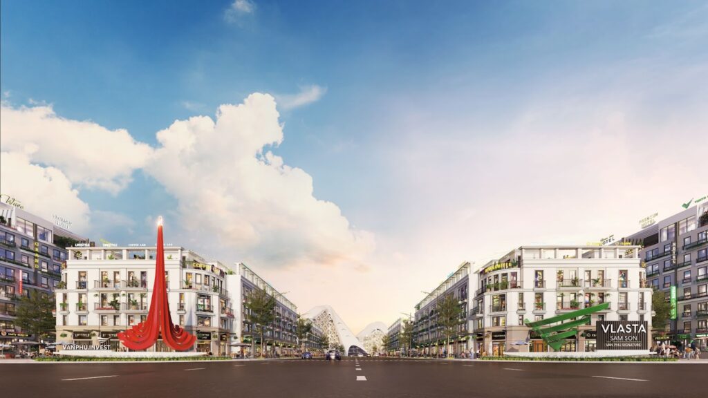 Cổng chào dự án Vlasta Sầm Sơn