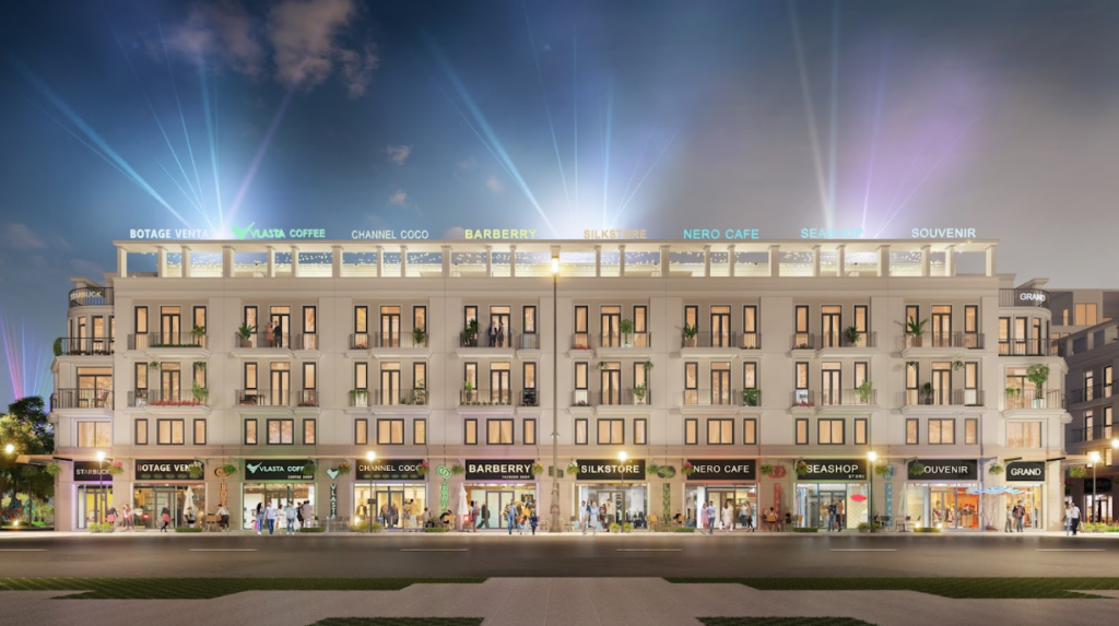 Shophouse Vlasta Sầm Sơn giá trung bình chỉ từ 50 – 70 triệu/m2