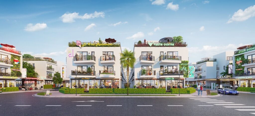 Shop Villa lợi thế nằm ngay trục quảng trường trung tâm