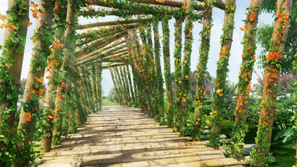 Cảnh quan cây xanh thiên nhiên không gian sống “xanh”